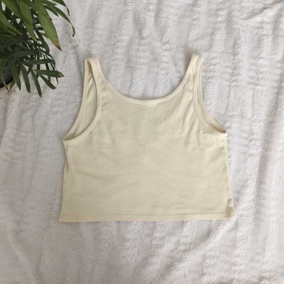 Brandy Melville light yellow top - Picture 3 of 3